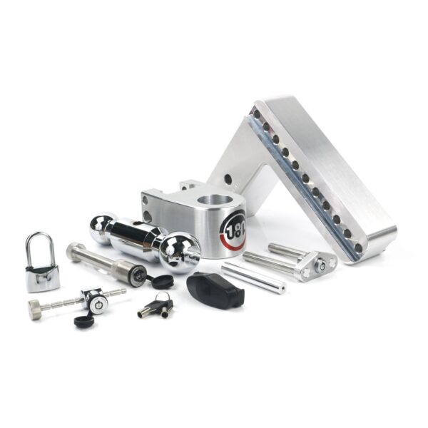 180 Hitch Chrome Ball 8" Drop Hitch with 3" Shank Keyed Alike WS05, WS11, WS12 Included