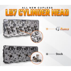Freedom Series Duramax Cylinder Head with Cupless Injector Bore for 01-04 LB7 DS