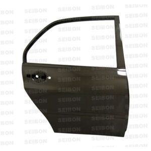 Seibon Carbon, DD0305MITEVO8-R, OE-style carbon fiber doors for 2003-2006 Mitsubishi Lancer EVO (REAR)  *OFF ROAD USE ONLY