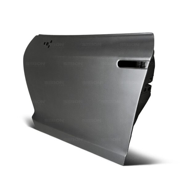 Seibon Carbon, DD0910NSGTR-OE-DRY, OE-style DRY CARBON doors for 2009-2011 Nissan GTR*ALL DRY CARBON PRODUCTS ARE MATTE FINISH   *OFF ROAD USE ONLY