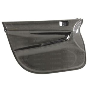 Seibon Carbon, DP0809MITEVOX-F, Carbon fiber front door panels for 2008-2015 Mitsubishi Lancer EVO X