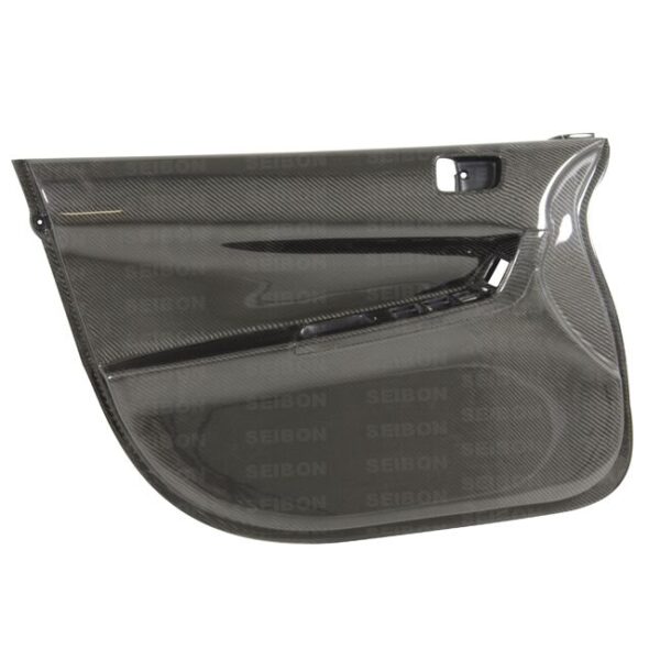 Seibon Carbon, DP0809MITEVOX-F, Carbon fiber front door panels for 2008-2015 Mitsubishi Lancer EVO X