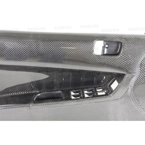 Seibon Carbon, DP0809MITEVOX-F, Carbon fiber front door panels for 2008-2015 Mitsubishi Lancer EVO X