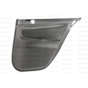 Seibon Carbon, DP0809MITEVOX-R, Carbon fiber rear door panels for 2008-2015 Mitsubishi Lancer EVO X