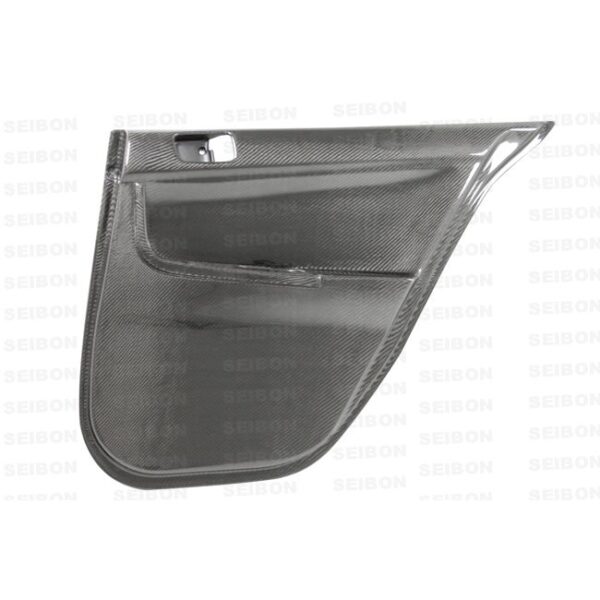 Seibon Carbon, DP0809MITEVOX-R, Carbon fiber rear door panels for 2008-2015 Mitsubishi Lancer EVO X