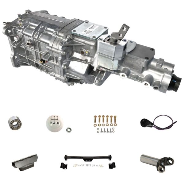 Silver Sport EasyFit TREMEC TKX Install Kit 55-57 Bel Air - Foward Offset