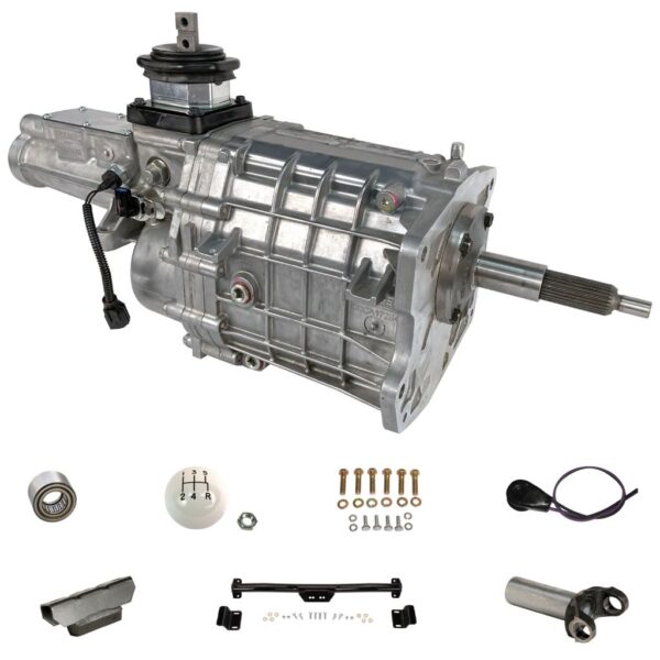 Silver Sport EasyFit TREMEC TKX Install Kit 55-57 Bel Air - Front Shift