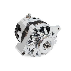 TSP Alternator; GM CS130 V-Belt 110 Amps; Chrome