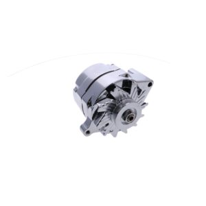 TSP Alternator; Ford 1G V-Belt 110 Amps; Chrome