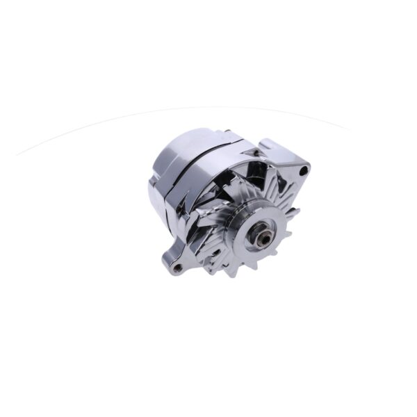 TSP Alternator; Ford 1G V-Belt 110 Amps; Chrome