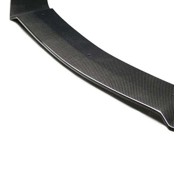Seibon Carbon, FB16HDCV4-TT-GF-07, Carbon fiber splitter for TT-style fiberglass front bumper for 2016-2020 Honda Civic 4 Dr