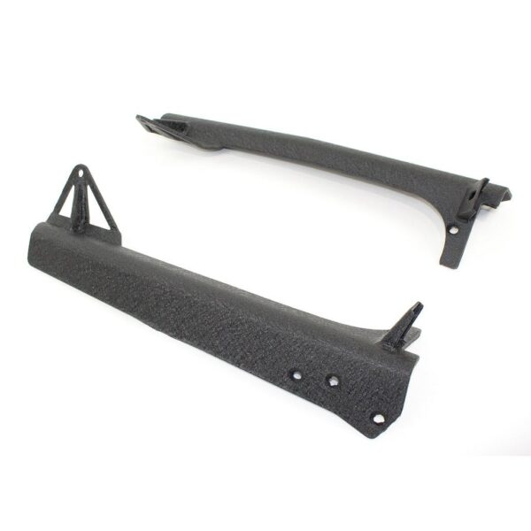 Black textured powder coat, 11-Gauge steel, Designed to mount a 52in. overall width light bar.