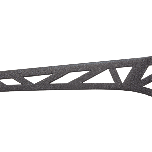 Black textured powder coat, Steel, Sold as a pair, Designed to mount a 52 in. overall width light bar