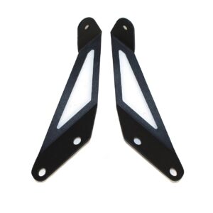 Black textured powder coat, 11-Gauge Steel, Designed to mount a 20in. light bar
