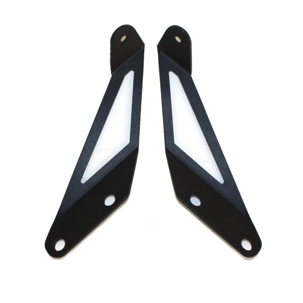 Black textured powder coat, 11-Gauge Steel, Designed to mount a 20in. light bar