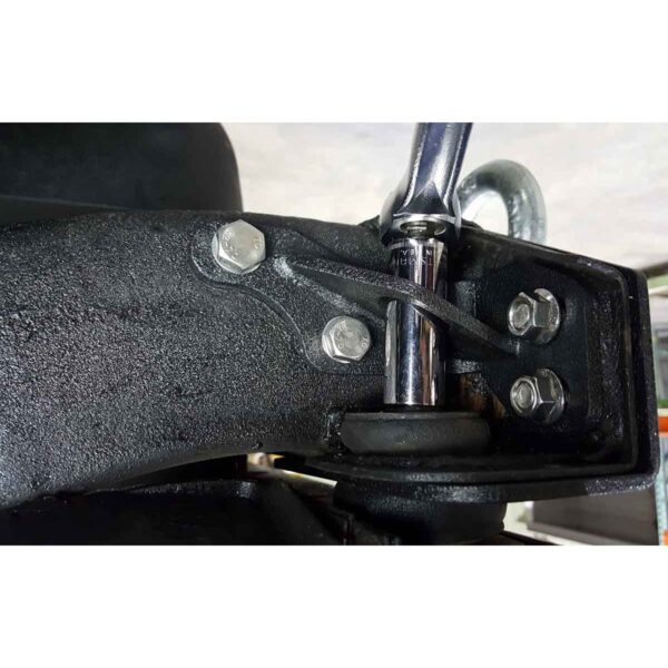 Black textured powder coat, 3/16 in. steel