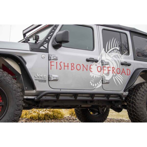 Fits 4-Door Models only, Black textured powder coat, Sold as a pair