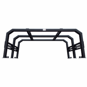 Sits 21-5/8in high, off of bed side, 1/8in. Black Powder Coated Steel, Stainless Steel hardware