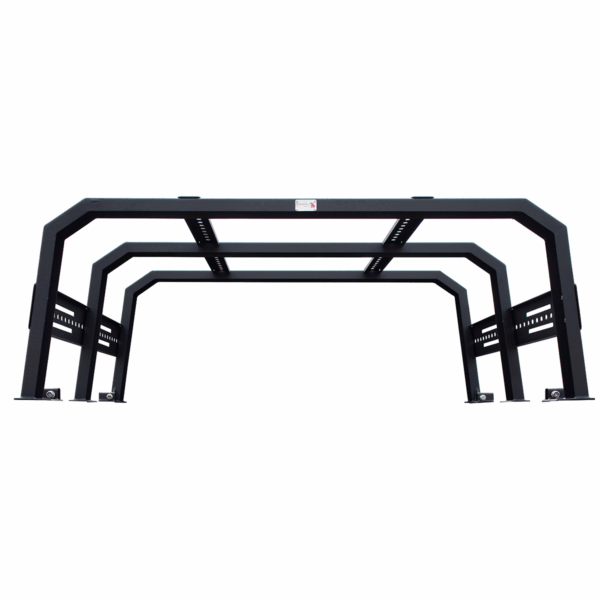 Sits 21-5/8in high, off of bed side, 1/8in. Black Powder Coated Steel, Stainless Steel hardware