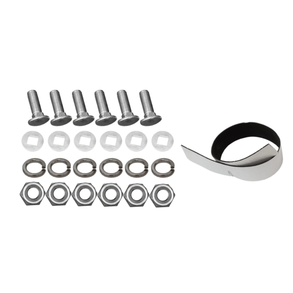 Black textured powder coat, 10-Gauge steel, Stainless Steel hardware