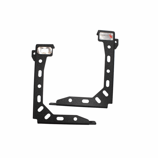 Black textured powder coat, 10-Gauge steel, Stainless Steel hardware