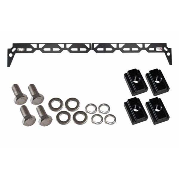 Black textured powder coat, 10-Gauge steel, Stainless Steel hardware