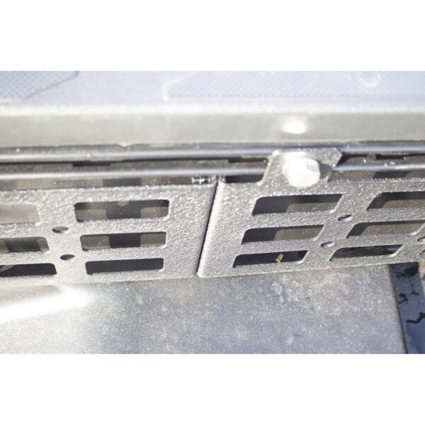 Black textured powder coat, 10-Gauge steel, Stainless Steel hardware