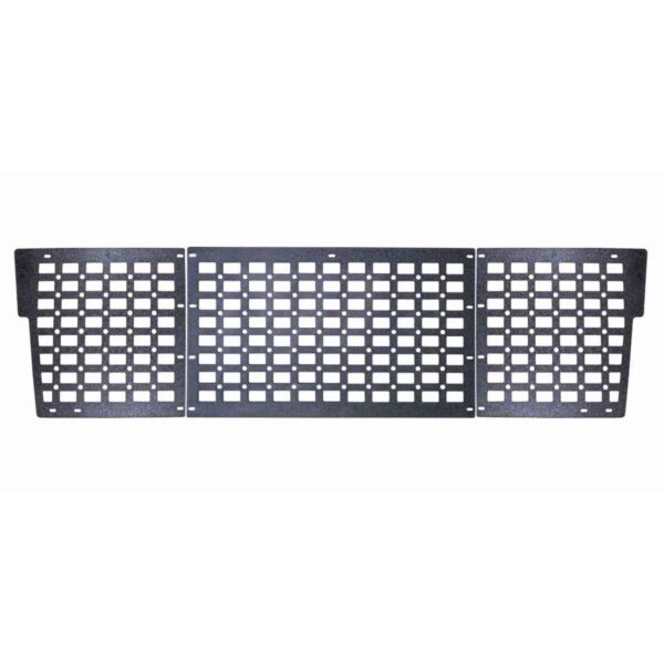 Black textured powder coat, 10-Gauge steel, Stainless Steel hardware