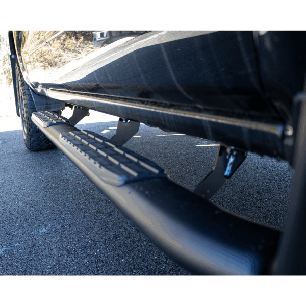 5-inch Oval Tubes, Black Textured Powder Coat, Hardware and Brackets Included