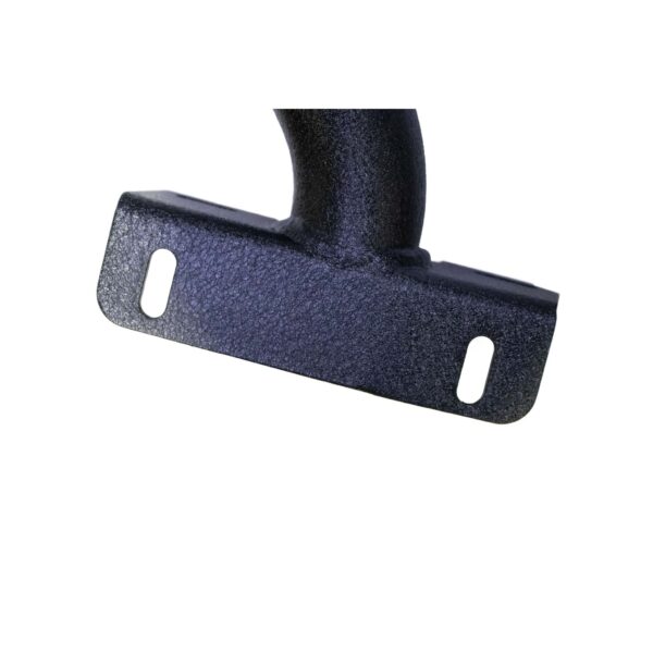 Fits 2021-Current Ford Bronco 6th Gen;Black Matte Finish;Steel Construction;Bar is 2" in outside diameter;Installs as an accessory to the Factory Modular Steel Bumper