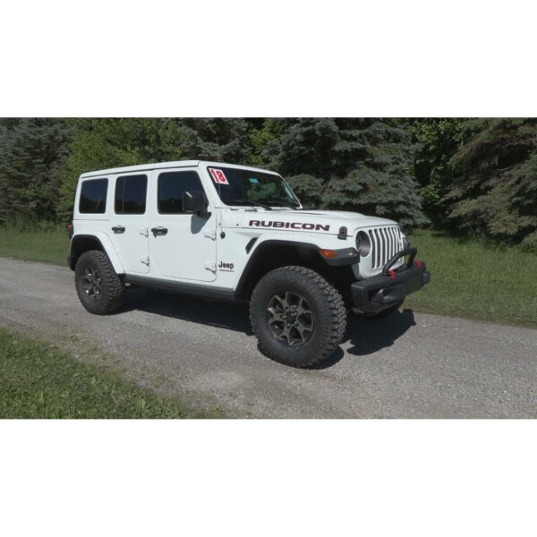 Black Matte Finish;Steel Construction;Bar is 2" in outside diameter;Installs as an accessory to the Factory Modular Steel Bumper
