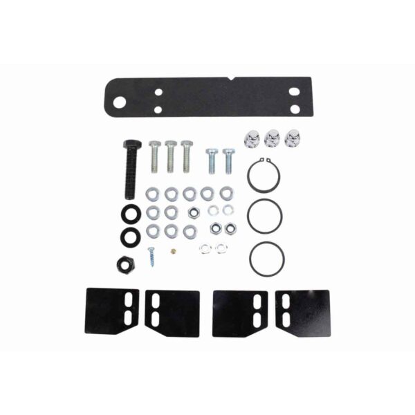 Black textured powder coat, Steel