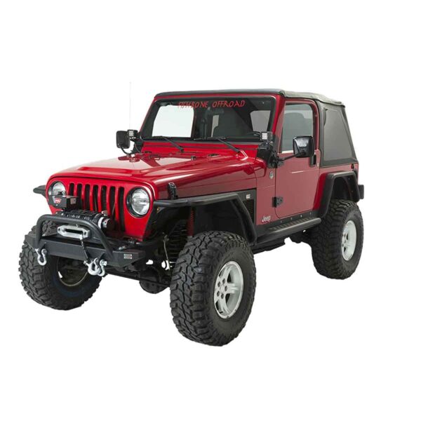 Black textured powder coat, 3/16in. Steel, 44in. Wide