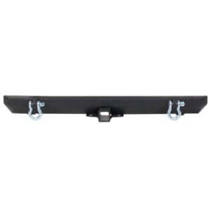 Black textured powder coat, Steel