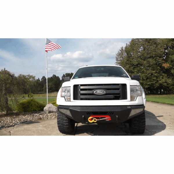 Bumper Made with 11 Gauge Plated Steel, Winch Plate Made with 8 Gauge Plated Steel, Black Powder Coated Steel