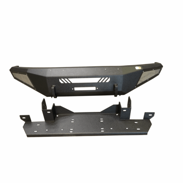 Bumper Made with 11 Gauge Plated Steel, Winch Plate Made with 8 Gauge Plated Steel, Black Powder Coated Steel