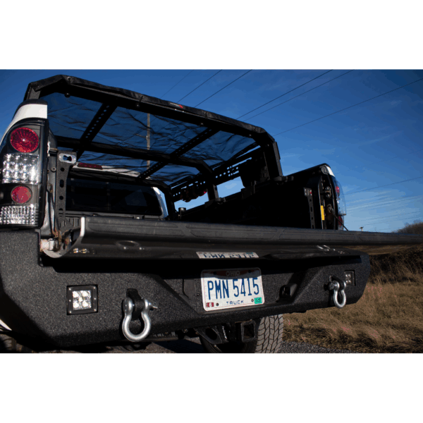Textured black powder coat, Steel