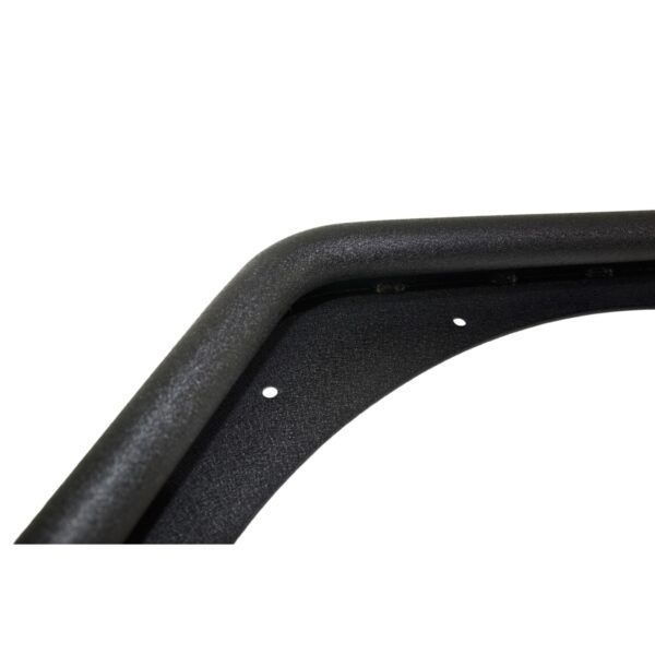 Black textured powder coat, Steel, 1 rear pair, 3 in. flare width