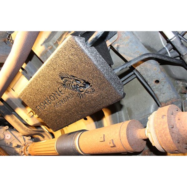 Black textured powder coat, 7-Gauge Steel