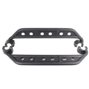 2-Door, Black textured powder coat, Sold as pair