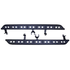 Black textured powder coat, 2 in. x .120 in. Steel