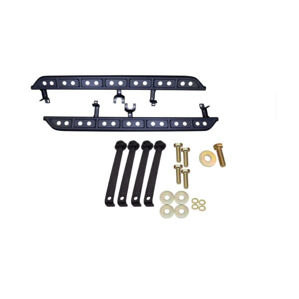 Black textured powder coat, 2 in. x .120 in. Steel