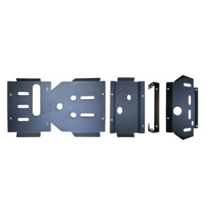 Black Textured Powder Coat, 3/16 in. plated steel