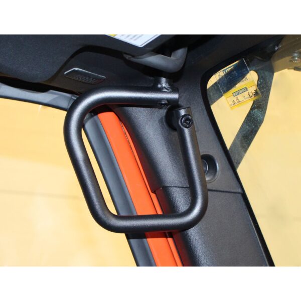 Black textured powder coat, Steel, Sold as Pair (Front Only)