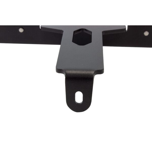 11-gauge steel, Black powder coat, Includes mounting hardware and clips
