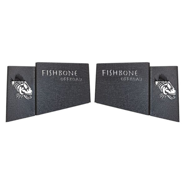 4-Door, black textured powder coat, steel, Includes all mounting hardware, Sold as a pair