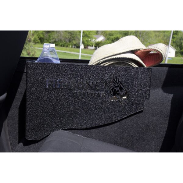 Black textured powder coat, 11-Gauge steel, Includes mounting hardware, 2-door, Sold as a pair