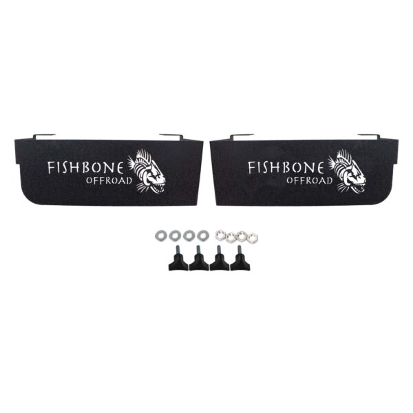 Black textured powder coat, 11-Gauge steel, Includes all mounting hardware, Sold as pair