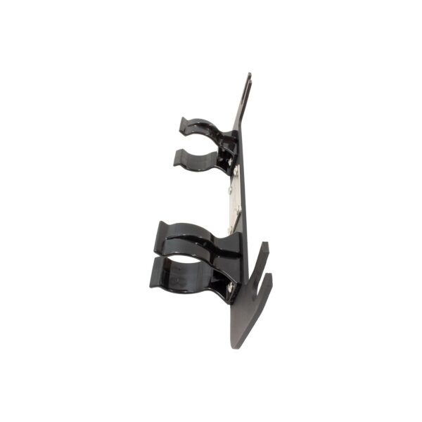 11-gauge steel, Black powder coated, Includes mounting hardware and clips