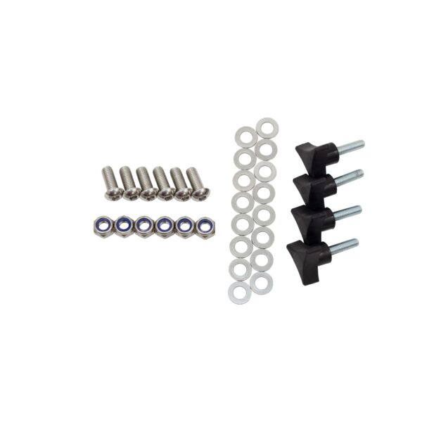 4-Door, Steel, Black powder coated, Includes mounting hardware, Usable Rack Space is 34-1/4 in. x 19-3/16 in.